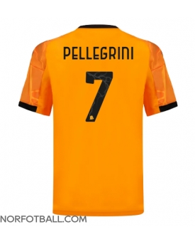 Billige Fotballdrakt AS Roma Lorenzo Pellegrini #7 Replika Bortedrakt 2025-26 Kortermet Billige Fotballdrakt AS Roma Lorenzo Pellegrini #7 Replika Bortedrakt 2025-26 Kortermet